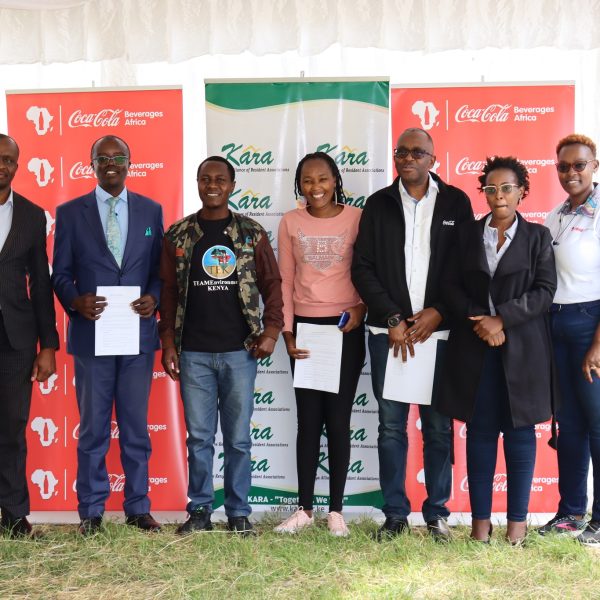 Kara and Coca Cola Beverages Company launches pet bottles collection & recycling project in Imara Daima Estate